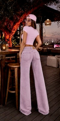 JEAN PARIS ROSE WIDE LEG -EDICION PREMIUM
