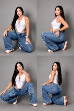 PAU PARIS STAR DENIM- JEANA PREMIUM DE ESTRELLAS